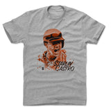 Starlin Castro Men's Cotton T-Shirt | 500 LEVEL