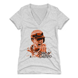 Starlin Castro Women's V-Neck T-Shirt | 500 LEVEL